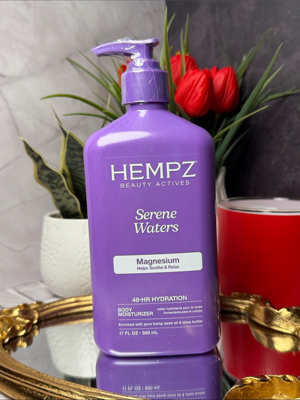 Hempz Serene Waters Magnesium Body Moisturizer - Purple
